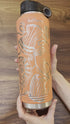 Laser Engraved Knitting Pattern 40 Oz Water Bottle